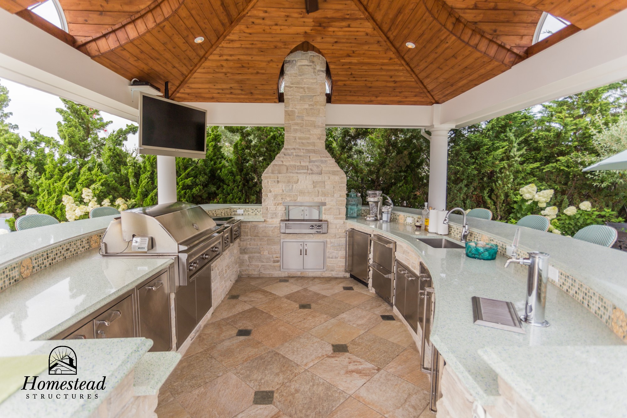 Outdoor kitchen pavilion online